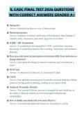 IL CADC FINAL TEST 2026 QUESTIONS WITH CORRECT ANSWERS GRADED A&plus;