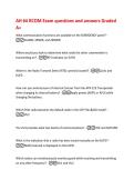 AH 64 RCOM Exam questions and answers Graded  A&plus; 