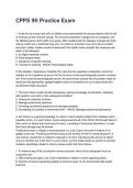 CPPS IHI Practice Exam REVISED AND UPDATED FOR 2026&sol;2027 ACTUAL EXAM COMPLETE QUESTIONS AND CORRECT DETAILED ANSWERS &lpar;VERIFIED ANSWERS&rpar; &vert;ALREADY GRADED A&plus;&vert;&vert;BRAND NEW&excl;&excl;