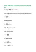 Chem 1305 Exam 1questions and answers Graded  A&plus; 