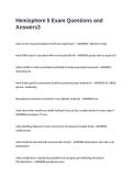 Hemisphere 5 Exam Questions and Answers