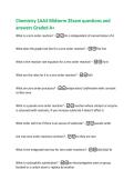 Chemistry 1AA3 Midterm 2Exam questions and  answers Graded A&plus; 