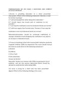 NR 293 Pharmacology Final Exam 2026 Actual Questions And Correct Detailed Answers