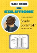 Solutions Flash Card