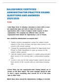 Salesforce Administrator Exam 2025&sol;2026&colon; 70 Verified Q&A &lpar;Complete Study Guide&rpar;