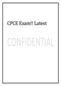 CPCE Exam&excl;&excl; latest&period;pdf