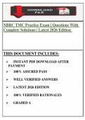 EXAM BUNDLE FOR NBRC TMC  RATED A