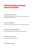 RCES Exam Questions with Correct Answers&vert; Latest Update