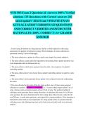 NUR 505-Exam 2 Questions & Answers 100&percnt; Verified solutions 125 Questions with Correct Answers 202 latest update&excl;&excl; 2026 Exam UPDATED EXAM ACTUAL LATEST VERSIONS 125 QUESTIONS AND CORRECT VERIFIED ANSWERS WITH RATIONALES &lpar;100&percnt; CORRECT&rpar; A&plus; GRADED ASSURED