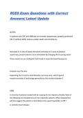 RCES Exam Questions with Correct Answers&vert; Latest Update