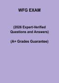 WFG Exam Questions and Answers 2026 &vert; Study & Practice Guide
