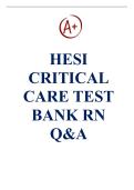 hesi&lowbar;rn&lowbar;critical&lowbar;care&lowbar;v2&lowbar;test&lowbar;bank RN questions with correct answers 2025-2026