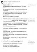 Google Analytics Certification Exam &sol; Study Guide 2025 &sol; Practice Test &sol; Score 100&percnt;