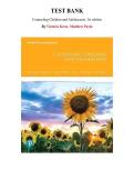 Test Bank for Counseling Children and Adolescents&comma; 1st edition by Victoria Kress&comma; Matthew Paylo&comma; Chapter 1-19 &vert; All Chapters