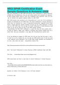 HRCI SPHR Certification Exam Sample Questions & Answers&colon;-2026