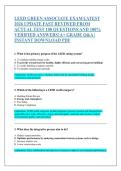 LEED GREEN ASSOCIATE EXAMLATEST  2026 UPDATE FAST REVIWED FROM  ACTUAL TEST 100 QUESTIONS AND 100&percnt;  VERIFIED ANSWERS&vert; A&plus; GRADE Q&A &vert;  INSTANT DOWNLOAD PDF 
