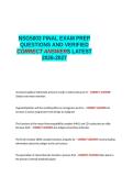 NSG5003 FINAL EXAM PREP QUESTIONS AND VERIFIED CORRECT ANSWERS LATEST 2026-2027&period;