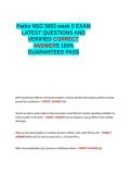 Patho NSG 5003 week 5 EXAM LATEST QUESTIONS AND VERIFIED CORRECT ANSWERS 100- GUARANTEED PASS&period;