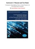 Contemporary Human Behavior Theory&colon; A Critical Perspective for Social Work Practice&comma; 4th edition &mdash;  Susan Robbins &mdash; Instructor&rsquo;s Manual and Test Bank &mdash; Package Deal &lpar;Ch&period;1-14&rpar;