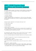 HRCI- SPHR Practice Exam Questions and Answers Updated 2026