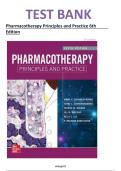 TEST BANK for Pharmacotherapy Principles and Practice 6th Edition Chisholm-Burns Test Bank&period; ALL 102 CHAPTERS &period;Latest Edition&period;