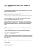 VN 100 &ndash; Evolution of Nursing Chapter 1&comma; 2026 &ndash; Study guide and course material
