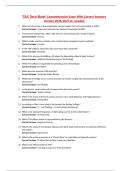TSA Tech Bowl Practice Exam With A&plus; Graded Solution Version 2026&sol;2027