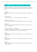 hrci latest 2026 &vert; 2027 package deal Questions and Answers All Verified