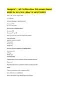 Georgette's - LMR Final Questions And Answers Newest RATED A&plus; 2025&sol;2026 UPDATED 100&percnt; VERIFIED