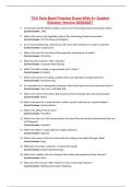 TSA Tech Bowl Practice Exam With A&plus; Graded Solution Version 2026&sol;2027