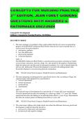  Concepts for Nursing Practice 3rd Edition &ndash; Questions with Answers and Rationales