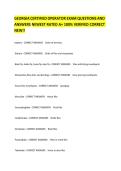GEORGIA CERTIFIED OPERATOR EXAM QUESTIONS AND ANSWERS NEWEST RATED A&plus; 100&percnt; VERIFIED CORRECT NEW&excl;&excl;