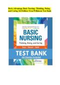 Basic Nursing&colon; Thinking&comma; Doing&comma; and Caring 3rd Edition &ndash; Davis Advantage Test Bank