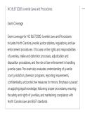 NC BLET&lowbar; Juvenile Laws and Procedures EXAM LATEST UPDATE THIS YEAR QUESTIONS AN DETAILED ANSWERS just released