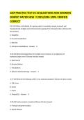 GISP PRACTICE TEST 25-50 QUESTIONS AND ANSWERS NEWEST RATED NEW &excl;&excl; 2025&sol;2026 100&percnt; VERIFIED CORRECT