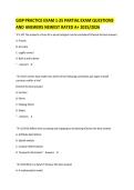 GISP PRACTICE EXAM 1-25 PARTIAL EXAM QUESTIONS AND ANSWERS NEWEST RATED A&plus; 2025&sol;2026