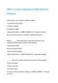 SAFe 5&period;1 Exam Questions With Correct Answers