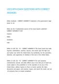 USCG BTM EXAM QUESTIONS WITH CORRECT ANSWERS