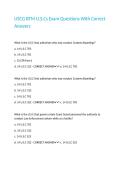 USCG BTM U&period;S&period;Cs Exam Questions With Correct Answers&period;