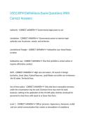 USCG BTM Definitions Exam Questions With Correct Answers