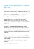 USCG BTM EXAM QUESTIONS WITH COMPLETE SOLUTIONS 