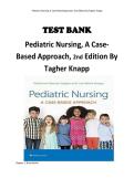  Pediatric Nursing&colon; A Case-Based Approach&comma; 2nd Edition &ndash; Tagher & Knapp Test Bank