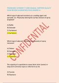 TENNESSEE CATEGORY 7-CORE MANUAL CERTIFIED QUALITY  EXAM REVIEW GUARANTEED PASS GRADED A&plus;