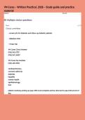VN Cares &ndash; Written Practical&comma; 2026 &ndash; Study guide and practice material