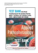 Applied Pathophysiology for the Advanced Practice Nurse&comma; 2nd Edition &ndash; Test Bank & Solution Manual Advanced pathophysiology concepts&comma; case studies&comma; and practice questions for APRN-level students&period;