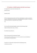 CIT Test Review &vert; UPDATED Questions with 100&percnt; Correct Answers