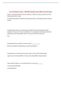 CLC 222 Module 4 Exam &vert; UPDATED Questions with 100&percnt; Correct Answers