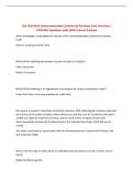 BUNDLE FOR CLG 0010 EXAMS UPDATED Questions with COMPLETE Solutions