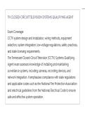 TN CLOSED-CIRCUIT TELEVISION SYSTEMS QUALIFYING AGENT ACTUAL EXAM QUESTIONS AND CORRECT DETAILED ANSWERS LATEST UPDATE THIS YEAR&period;pdf