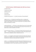 CM 4221 Final Exam &vert; UPDATED Questions with 100&percnt; Correct Answers